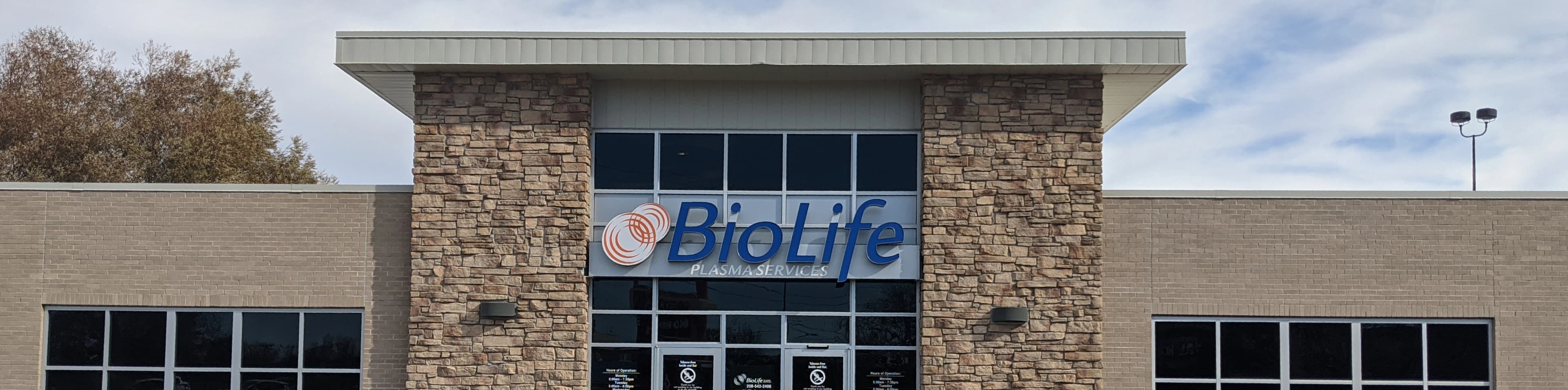 Edificio del Centro de Plasma de BioLife en Ammon, Idaho