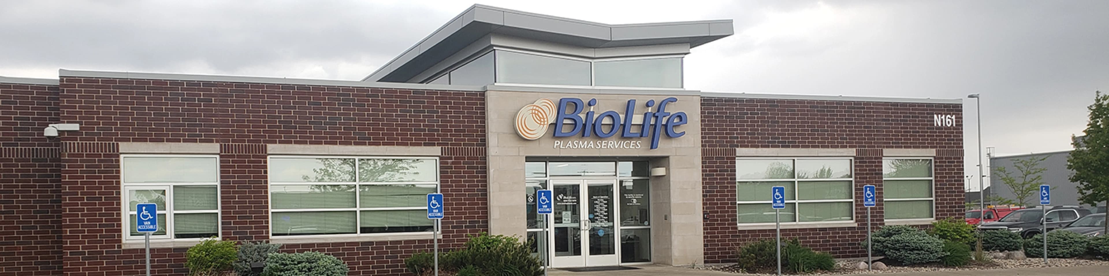 Edificio del Centro de Plasma de BioLife en Appleton - Eisen, Wisconsin