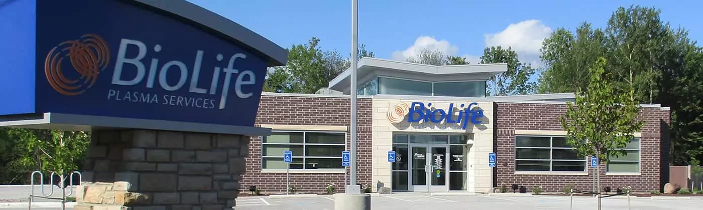 Edificio del Centro de Plasma de BioLife en Sacramento - Florin, California