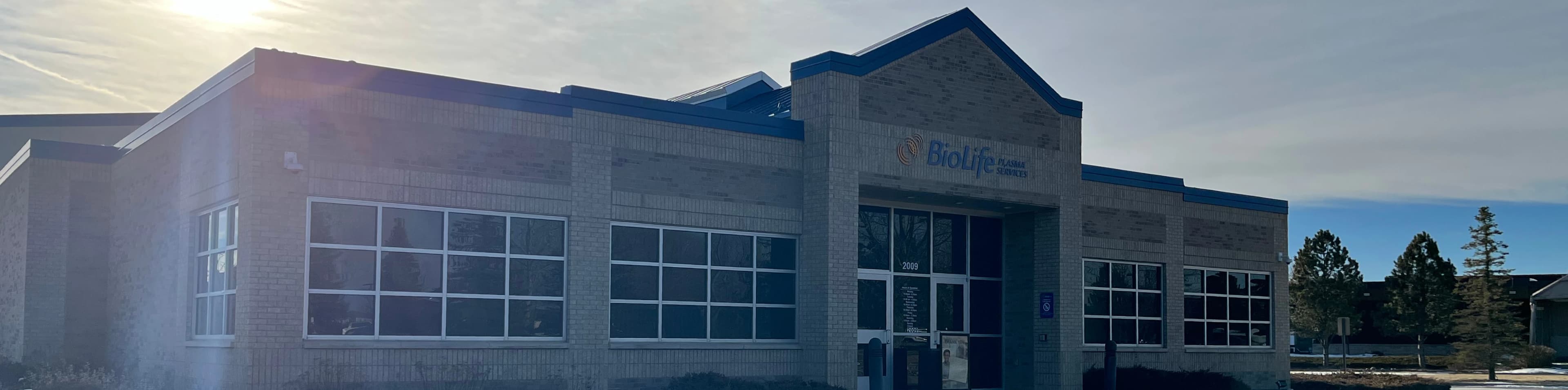 Edificio del Centro de Plasma de BioLife en Cheyenne, Wyoming