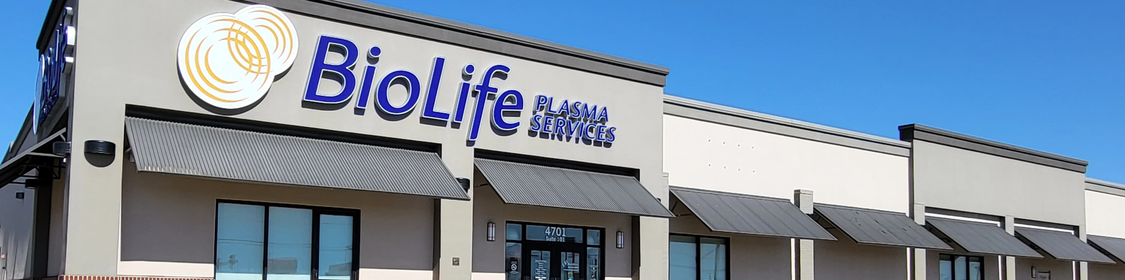 Del City, Oklahoma BioLife Plasma Center Building