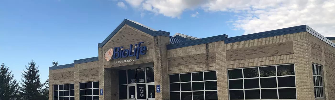 Edificio del Centro de Plasma de BioLife en Findlay, Ohio