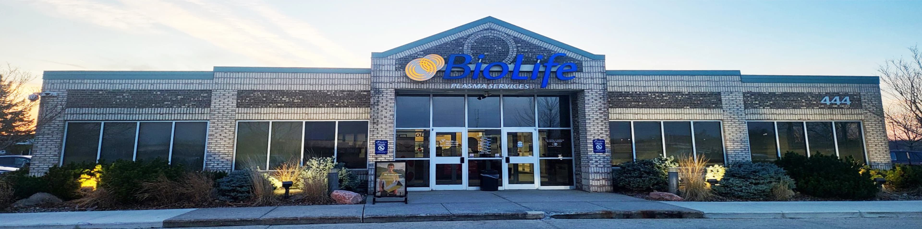 Janesville, Wisconsin BioLife Plasma Center Building