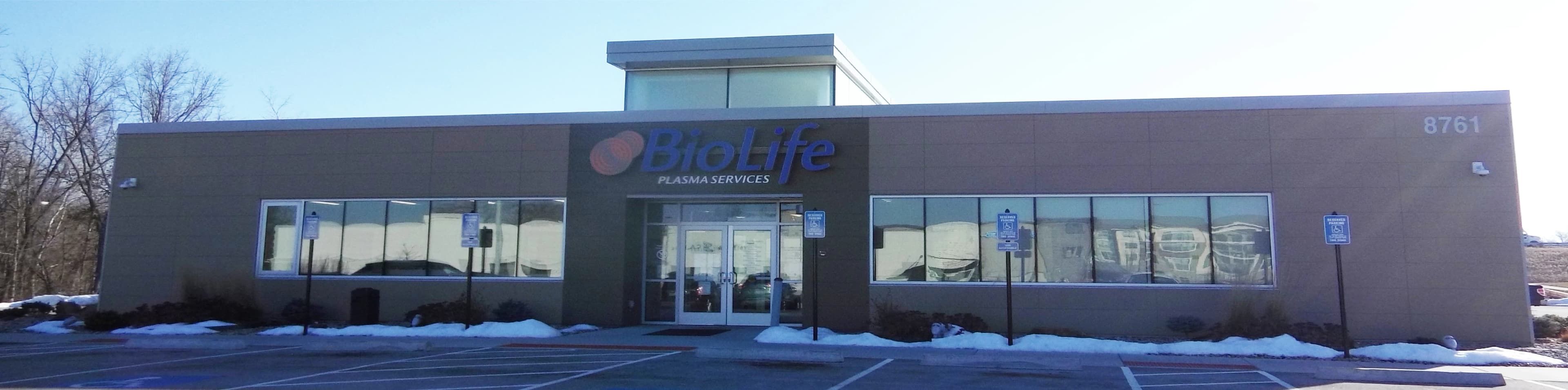 Edificio del Centro de Plasma de BioLife en Kansas City - Tiffany Springs, Missouri