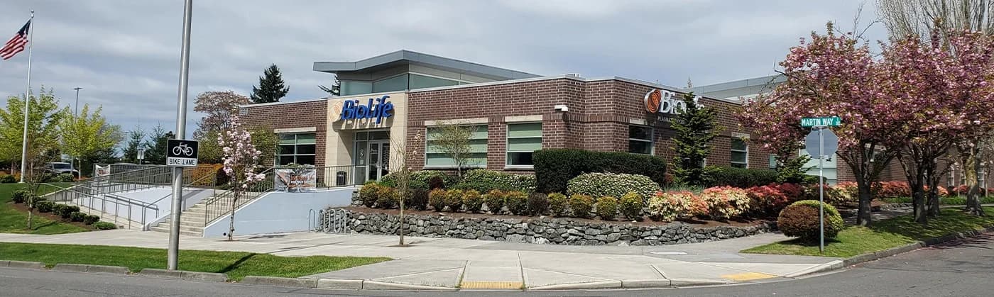 Lacey, Washington BioLife Plasma Center Building