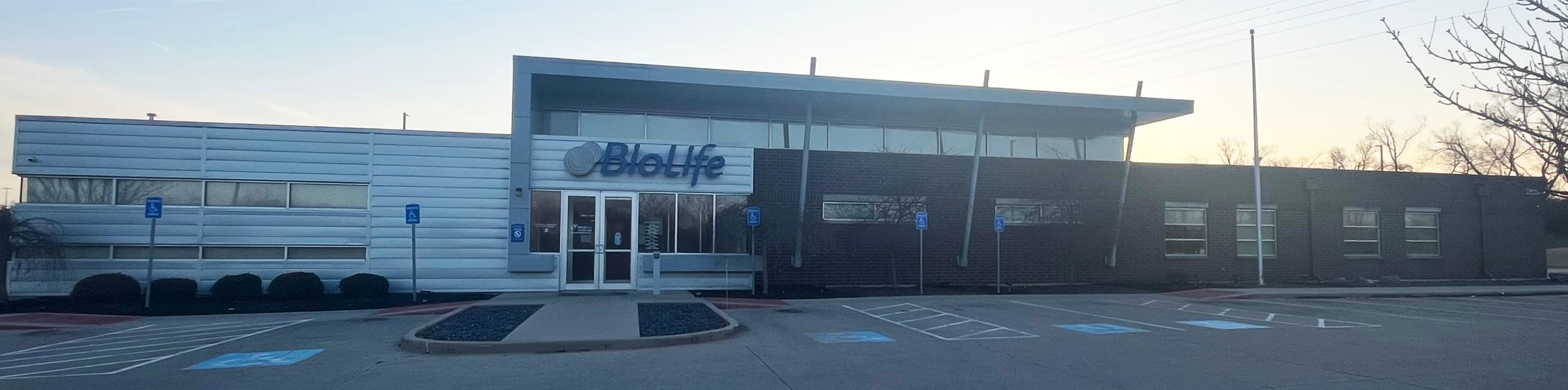 Edificio del Centro de Plasma de BioLife en Middletown, Ohio