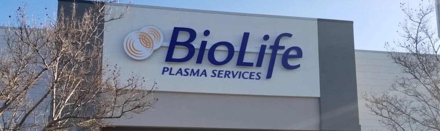 Edificio del Centro de Plasma de BioLife en Morrow, Georgia