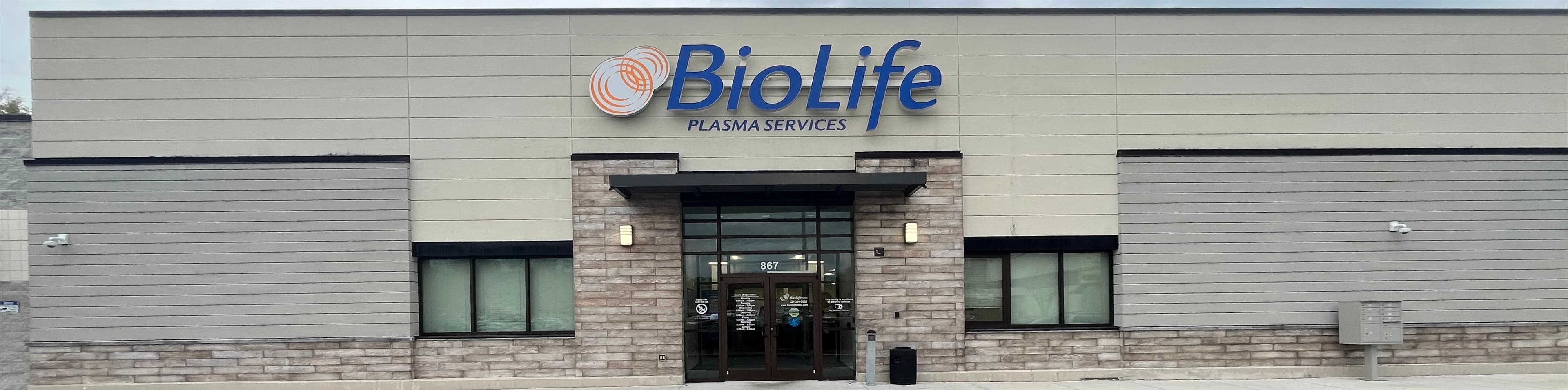 Orlando, Florida BioLife Plasma Center Building