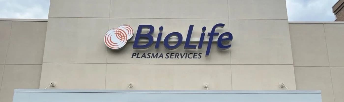 Edificio del Centro de Plasma de BioLife en Roanoke, Virginia