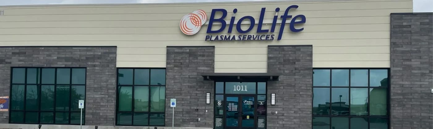 Edificio del Centro de Plasma de BioLife en Webster, Texas