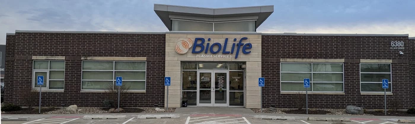 Edificio del Centro de Plasma de BioLife en West Des Moines, Iowa