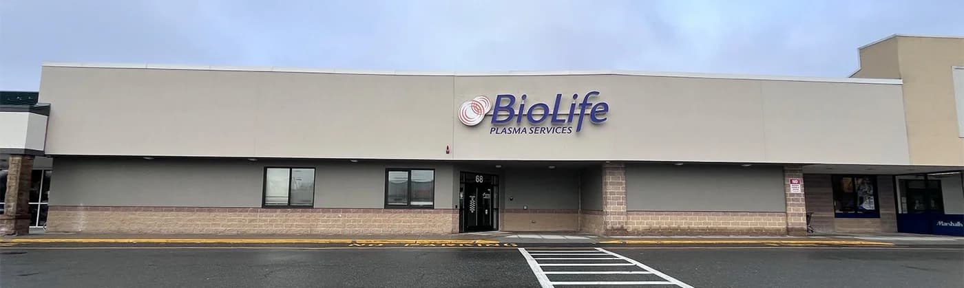 Edificio del Centro de Plasma de BioLife en Worcester, Massachusetts