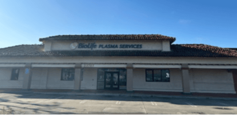 Edificio del Centro de Plasma de BioLife en Moreno Valley, California